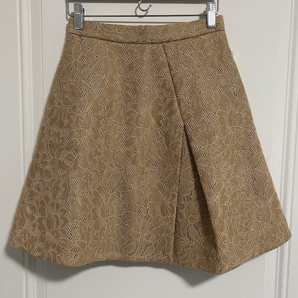 NWT - MSGM Milano Women’s A Line Lace Mini Skirt - Made in Italy - EU 40/US 8